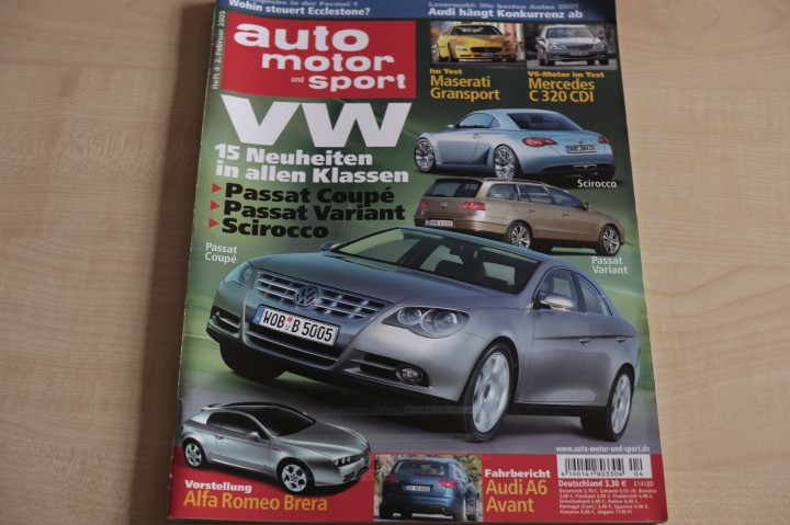 Deckblatt Auto Motor und Sport (04/2005)